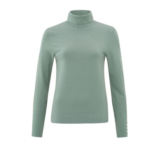 Turtleneck button JADE GREEN 1-000126-409-99956