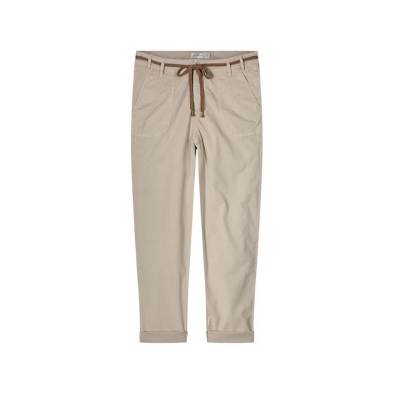 Broek SUMMUM barrel fit butter tencel twill dune