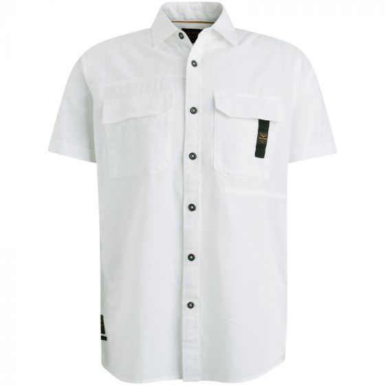 Shirt Ctn/linen Bright White PSIS2405226-7003