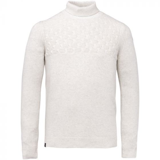 Roll neck cotton Bone White Melee VKW217335-910