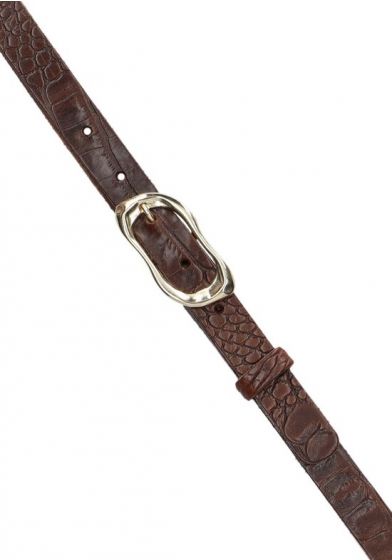 Croco belt woman brown 1401-20220-8017