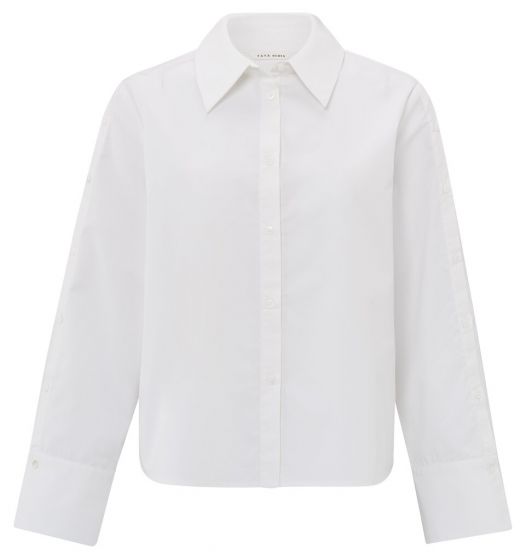 Blouse button detail PURE WHITE 1-201134-502-00000