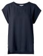 Fabric mix top CARBON DARK BLUE 1901116-122-94012