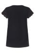 T-Shirt V hals met mouw kant 23208-999