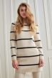 Knitted dress with stripes 1800371-122-304001