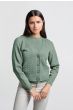 Cable cardigan JADE GREEN 1-010088-409-99956