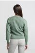 Cable cardigan JADE GREEN 1-010088-409-99956