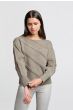 stripe sweater DOVE GRAY 1-000379-409-500002