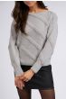 stripe sweater SKY GREY 1-000379-409-999582