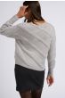 stripe sweater SKY GREY 1-000379-409-999582