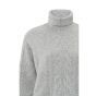 Turtle cable sweater GREY 1-000400-410-999672