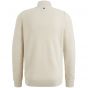 Half zip collar mouline Bone White PKW2410301-7013