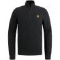 Half zip collar mouline Black PKW2410301-999