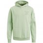 Hooded soft terry Quiet Green PSW2411482-6258