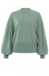 Wide sleeve sweater JADE GREEN 1-000387-409-99956