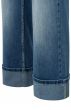 Mid waist denim roll-up BLUE 1-311080-502-99975