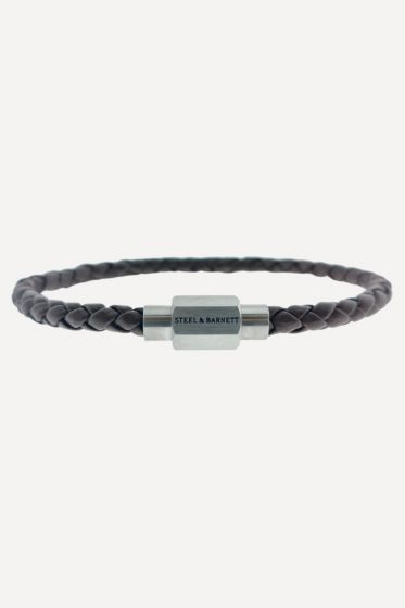 Armband luke landon brown silver lbll-003