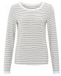 Striped top BLANC DE BLANC 1-709273-502-148001