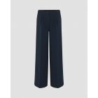 Pantalon OPUS maiga palazzo coal blue