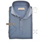 Polo JOHN MILLER KM slim fit middenblauw