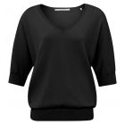 Trui YAYA double v-neck anthracite