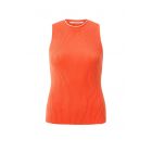 Top YAYA rib knitted exotic orange