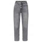 Jeans YAYA high waist tapered dark grey denim