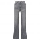 Jeans YAYA wide leg length 34 medium grey denim