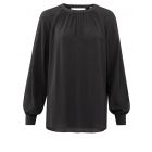 Blouse YAYA with open sleeve anthracite