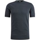 T-shirt CAST IRON cotton slub ombre blue