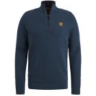 Trui PME LEGEND half zip collar mouline salute