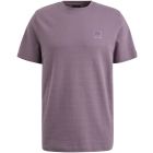 T-shirt PME LEGEND r-neck jacquard purple sage