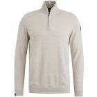 Trui VANGUARD half zip collar cotton pure cashmere