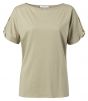Boat neck T-shirt with split 1909268-015-61108