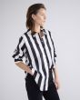 Blouse stripe printed 2s3171-12090-985