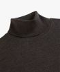 PULLOVER ROLL NECK DARK BROWN PPVJ30005D-H2