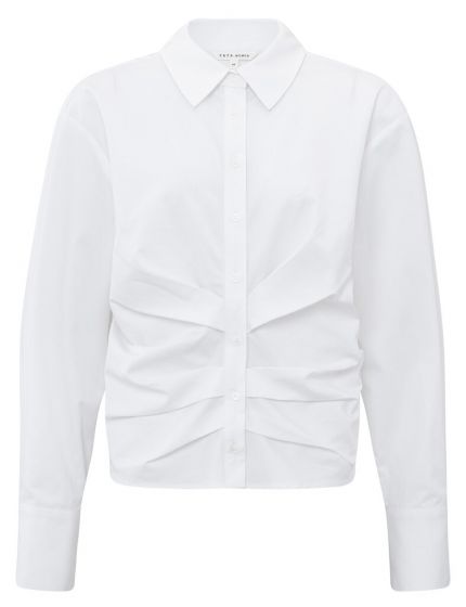 Poplin blouse PURE WHITE 1-201111-409-00000