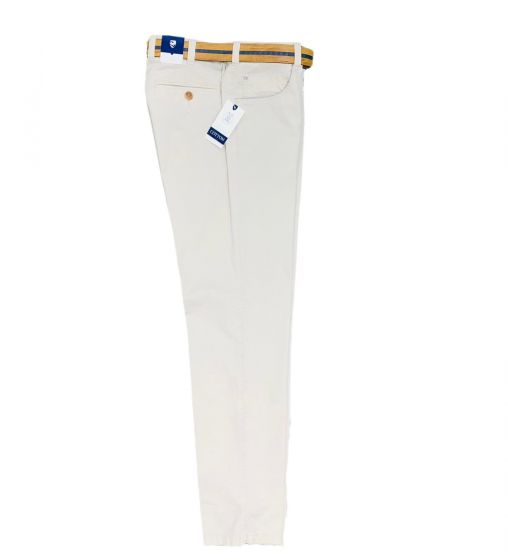 Pantalon swing front beige print 2160-1013