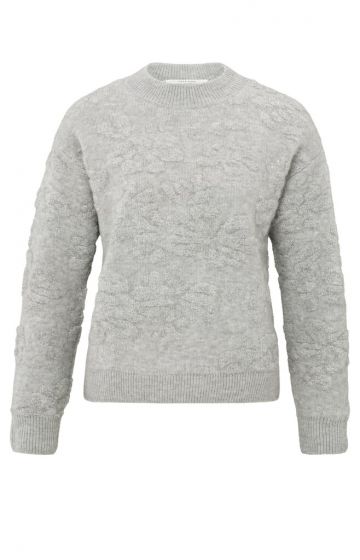 Flower sweater FORMAL GRAY 1-000396-410-651022