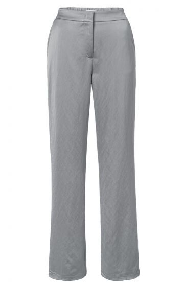 satin wide trousers METAL GREY 1-301162-410-80328