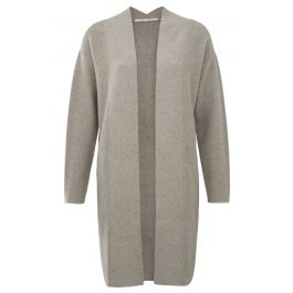 handleiding Kwaadaardig delen Vest YAYA long pockets taupe grey melange online bestellen | Henri's Fashion